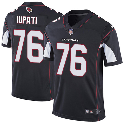Nike Cardinals #76 Mike Iupati Black Alternate Men's Stitched NFL Vapor Untouchable Limited Jersey